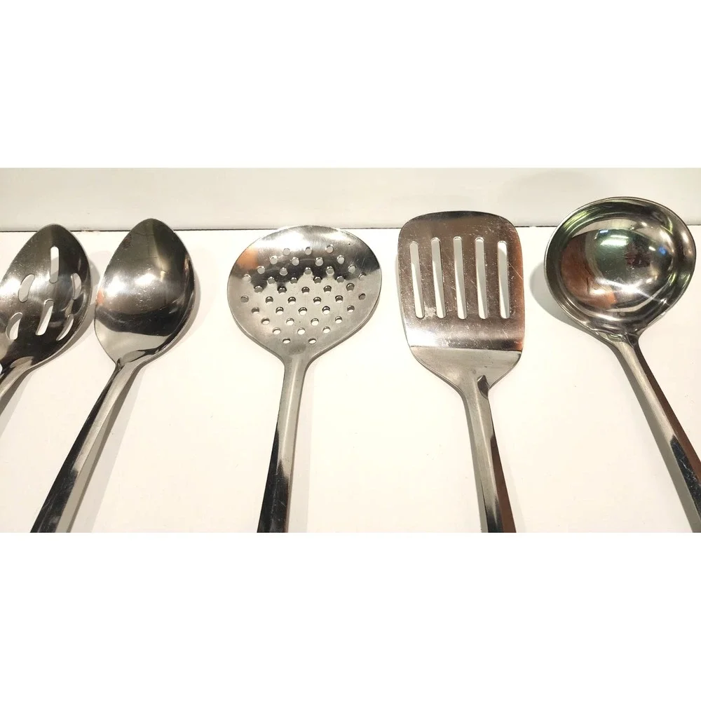 Kitchen Utensil Mixed Lot of 5 Unbranded  Stainless Steel Items (5)
